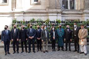 Mayor of Paris Anne Hidalgo received Ahmad Massoud  - Paris