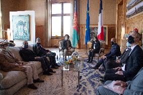 Mayor of Paris Anne Hidalgo received Ahmad Massoud  - Paris