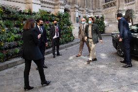 Mayor of Paris Anne Hidalgo received Ahmad Massoud  - Paris