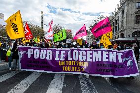 Housing Rights Protest - Paris