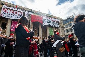 Entertainment Workers Occupy The Odeon - Paris