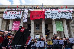 Entertainment Workers Occupy The Odeon - Paris