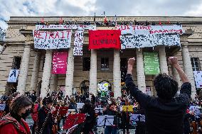 Entertainment Workers Occupy The Odeon - Paris