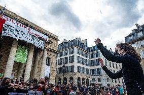 Entertainment Workers Occupy The Odeon - Paris