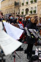 Entertainment Workers Occupy The Odeon - Paris