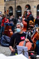 Entertainment Workers Occupy The Odeon - Paris