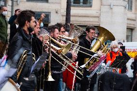 Entertainment Workers Occupy The Odeon - Paris