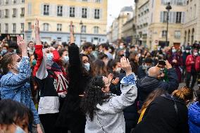 Protesters occupy Paris theatres to protest against Covid-19 shutdowns.