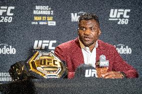 Francis Ngannou Press Conference After Victory - Las Vegas
