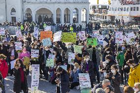 Environmental Protest against Istanbul Canal project