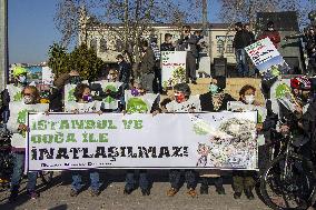 Environmental Protest against Istanbul Canal project