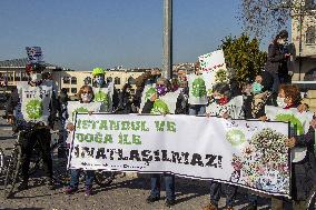 Environmental Protest against Istanbul Canal project