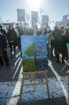 Environmental Protest against Istanbul Canal project