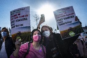 Environmental Protest against Istanbul Canal project