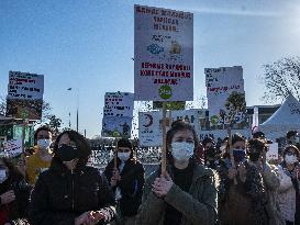 Environmental Protest against Istanbul Canal project