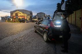 Carabinieri Checkpoint In Calabria - Italy