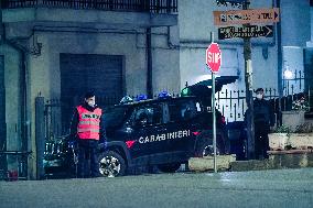 Carabinieri Checkpoint In Calabria - Italy