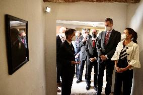 Royals visit the borntown of Francisco de Goya