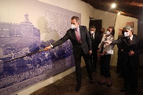 Royals visit the borntown of Francisco de Goya