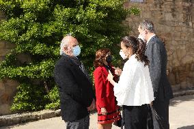 Royals visit the borntown of Francisco de Goya