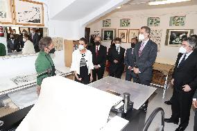 Royals visit the borntown of Francisco de Goya