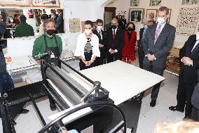 Royals visit the borntown of Francisco de Goya