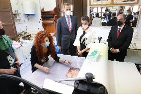 Royals visit the borntown of Francisco de Goya