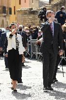 Royals visit the borntown of Francisco de Goya