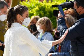 Royals visit the borntown of Francisco de Goya