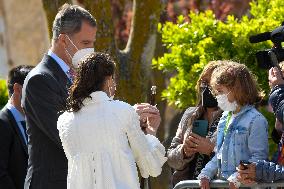 Royals visit the borntown of Francisco de Goya
