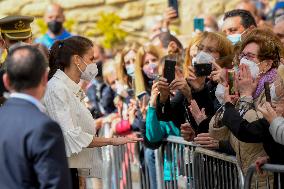 Royals visit the borntown of Francisco de Goya