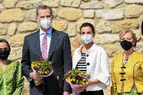 Royals visit the borntown of Francisco de Goya