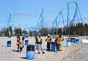 Drive-thru COVID-19 mass vaccination site - Canada