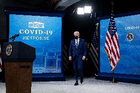 Biden Delivers Remarks on Covid-19 Response