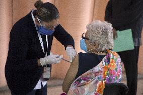 Elderly Get Vaccinated - Mexico