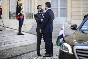 President Macron Meets President of Iraqi Kurdistan - Paris