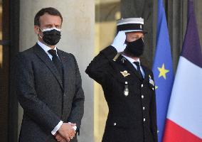 President Macron Meets President of Iraqi Kurdistan - Paris