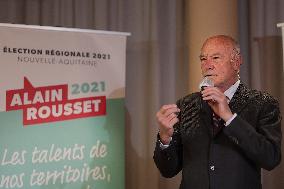 Alain Rousset Launches His Campaign For The Regional Elections