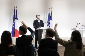 PM Castex Holds Covid-19 Briefing - Paris