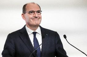PM Castex Holds Covid-19 Briefing - Paris
