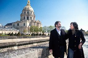 Prince Joachim Murat And Wife Portrait - Paris