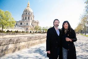Prince Joachim Murat And Wife Portrait - Paris