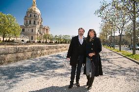 Prince Joachim Murat And Wife Portrait - Paris