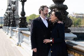 Prince Joachim Murat And Wife Portrait - Paris