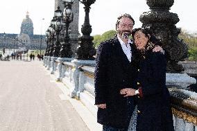 Prince Joachim Murat And Wife Portrait - Paris