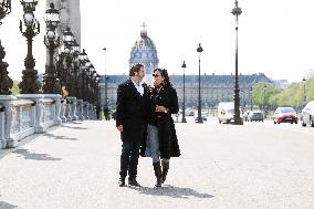 Prince Joachim Murat And Wife Portrait - Paris