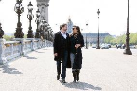 Prince Joachim Murat And Wife Portrait - Paris