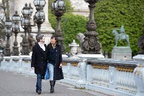 Prince Joachim Murat And Wife Portrait - Paris