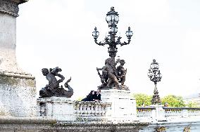 Prince Joachim Murat And Wife Portrait - Paris