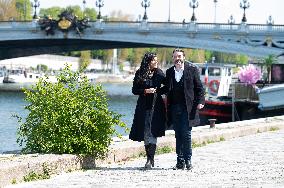 Prince Joachim Murat And Wife Portrait - Paris